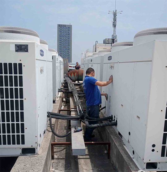 曲水中央空调制热和不制冷系统维修方法